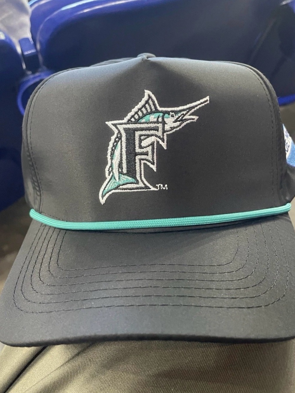 Florida Marlins Throwback Fathers Day Rope Hat Limited Edition SGA In Hand OSFA